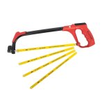 Tork Craft Aluminium Alloy Hacksaw Frame 300MM C w 1 + 3 Free Blades