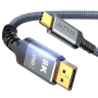USB C To Displayport Thunderbolt 3 Compatible Cable 8K-60HZ - 1.8M