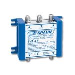Spaun 4WAY Act Split 3DB Gain W diodes Dc Path Out 2 In