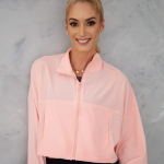 All-seasons Trim Jacket Salmon - Pink L