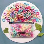 100PCS Colorful Elastic Hair Ties Girls Simple Hair Accessories