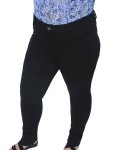 Ladies Lilly High Waist Skinny Denim Jean - 52 Black
