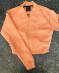 Nike Peach Tracksuit Top Small 13-15Y