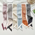 6PCS Elegant Printed Head Band Trendy Hair Tie Retro Neck Scarf Stylish Decorative Accessories For Women And Daily Use