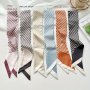 6pcs Elegant Printed Head Band Trendy Hair Tie Retro Neck Scarf Stylish Decorative Accessories For Women And Daily Use