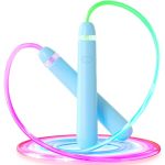 LED Light Up Jump Rope For Kids And Adult Adjustable Glowing Skipping Rope For Boys And Girls Colorful Luminous Jumping Rope For
