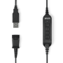 Snom USB Quick Release Adapter For A100M A100D And PC - Integrated Volume And Call Buttons.