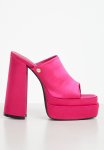 Sissy Boy Cut Above The Rest Platform Heel - Cerise Pink