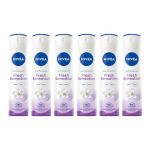 Nivea Fresh Sensation 48H Deodorant Anti-perspirant Spray 6 X 150ML