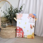 Fleece Blanket Farm Theme For A Boy