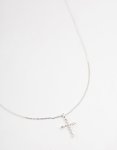 Silver Elegant Cross Necklace