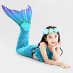 3 Piece Kids Ocean Turquoise Mermaid Bikini GB19 - 150