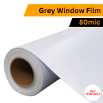 Grey Window Film Frosted Sandblasted 80MIC 1.22M 10M Or 30M Roll - 1220MM X 30M Roll