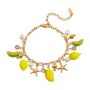 Multifunctional Fruit Chain Bracelet Stainless Steel Adjustable Wrist