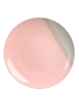 Two-tone Ceramic Dinner Plate 21.5CM - None Pink