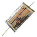 Lifespace Rotisserie Basket -standard Flatadjustable - Chrome