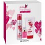 Revlon First Love Pamper Pack Eau De Toilette & Body Lotion 3pc Set