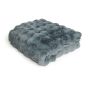 - Faux Fur Rabbit Fleece Blanket 150 X 200 - Charcoal