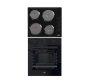 Defy Oven And Hob Set Black DCB838E
