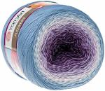 Cotton Yarn Rainbow Art Flowers 55% Cotton 45% Acrylic 250GR 1094YDS Multicolor Crochet Yarn Spring Summer 2 Sport 264