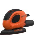 & Decker 55W Mouse Sander With 15 Accessories And Bag