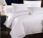 Luxurious Egyptian Cotton Plain White Duvet Cover Set: King