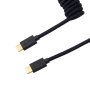 Coiled Aviator Usb-c Cable