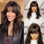 Elegant Women's Curly Wave Topper - Fashionable Short Length Natural Wave Texture Heat Resistant Synthetic Hairpiece Easy Stylin