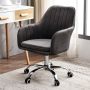 Kendall Office Chair - Dark Grey - Fine Living