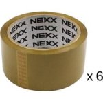 Nexx Packaging Tape - Buff 48MMX50M 6 Pack