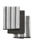 Set Of 3 Waffle Weave Towels - 30X30CM Grey