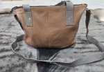 Ladies Tote Sling Bag - Grey Engraved