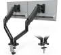 Dual Monitor Desk Mount 32 No Drooping Full Motion Adjustable Stand