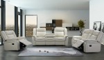 Modern Power Recliner Sofa - Style & Comfort Redefined - Cream
