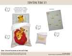 Kids Duvet Set Lion King Tribal