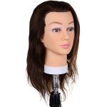 Mannequin Head With 100% Human Hair Dark Brown 18 Inch