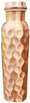 Diamond Cut Copper Water Bottle