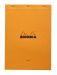 Rhodia Orange Head Stapled Pad – Grid – A4