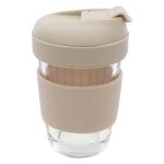 Consol Lugo Glass Travel Mug With Plastic Lid 320ML