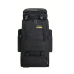 70L Outdoor Storage Backpack - Black
