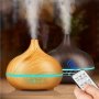 1PC 550ML Essential Oil Diffuser Remote Control Diffusers For Essential Oils Electric Ultrasonic Air Humidifier Aromatherapy Diffuser With Waterless Auto-off