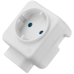 Switched 2-WAY Schuko Adaptor Top And Bottom Loader