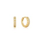 Glam Huggie Hoop Earrings
