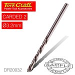 Hss 3.2MM 135DEG 2 CARD Industrial Bit