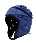 Gohaspw Rugby Helmet Youth Kids Flag Football Headgear Soft Shell Adult Head Protector Navy