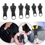 Zipper Rescue Kit - 6 12 18PCS Easy Install & Universal Fit Multi-size Sliders For Quick Clothing Repair Portable Black Zipper F