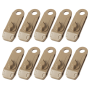 10 Outdoor Camping Tent Windproof Reusable Fixing Khaki