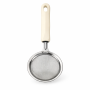 Stainless Steel Fine Mesh Strainer With Handle - Cream