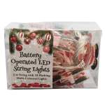 Xmas Lights Battery Operated 10LED 2M Santas