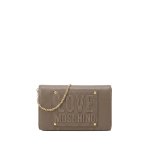 Chain Logo Shoulder Bag -taupe